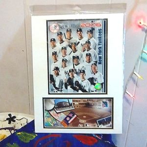 2006 Yankees Hologram New Sealed poster